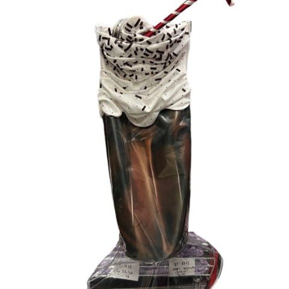 SS22 RUNWAY $5880 MOSCHINO COUTURE Jeremy Scott Milkshake Straw Asymmetric Dress - Picture 11 of 16